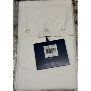 Ralph Lauren Home Organic Cotton Euro Sham Pillow Case Parchment Button Closure